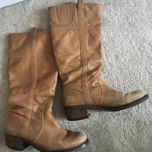 Lucky Brand // Tan Leather Boots sz 7